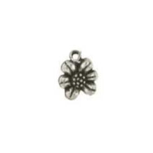Metal Bali Flower Charm