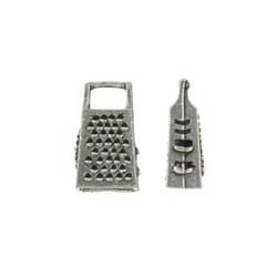 Metal Cheese Grater Charm