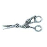 Metal Stork scissors (embroidery) charm