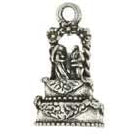 Metal Wedding Cake Charm