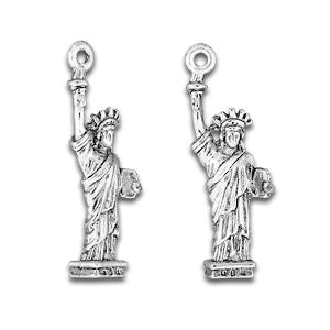 Metal Statue of Liberty charm