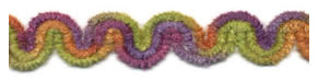 ric rac purple green orange
