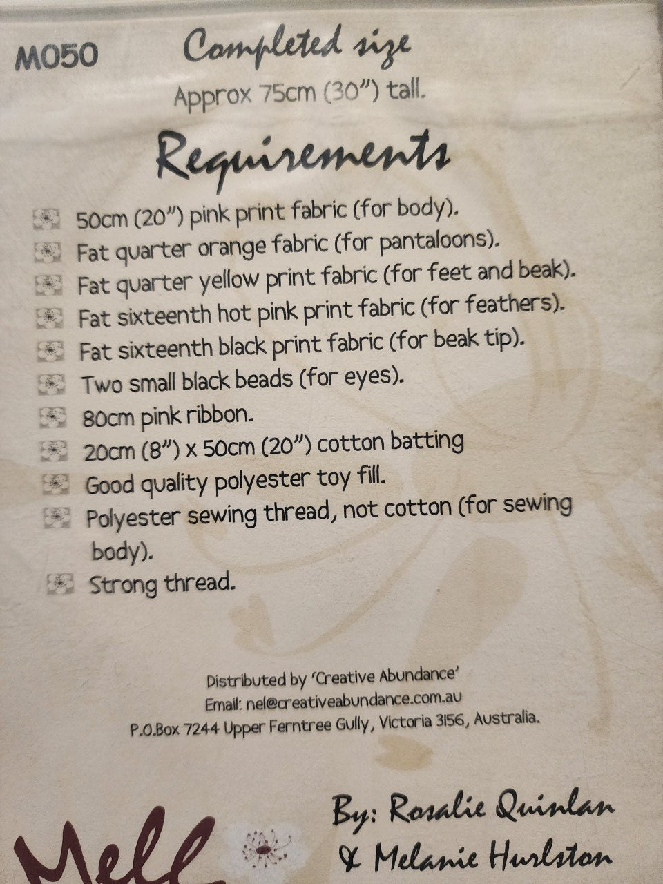 Florence Flamingo by Melly & Me (MO50)