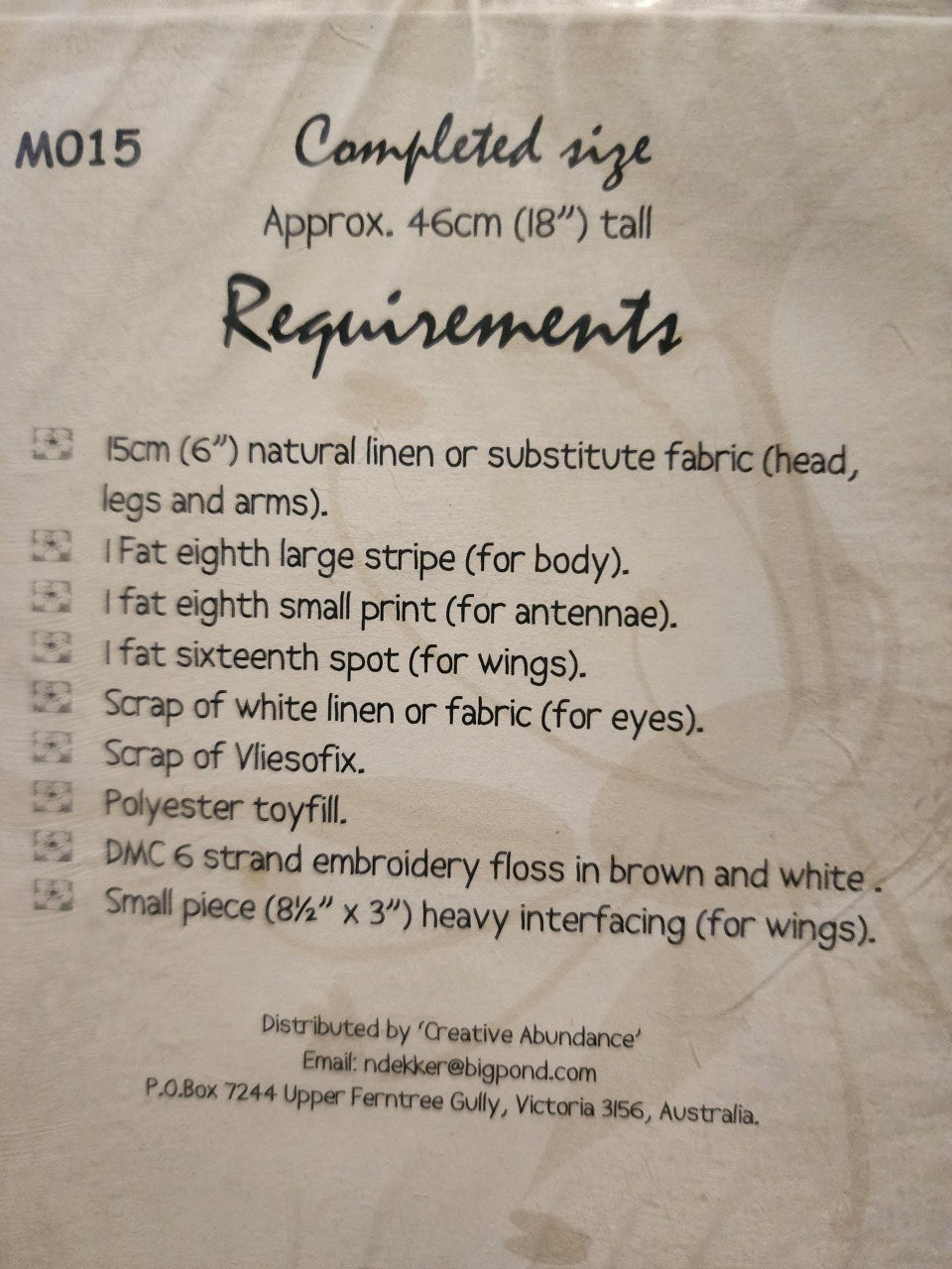 Mad Mozzie by Melly & Me (MO15)