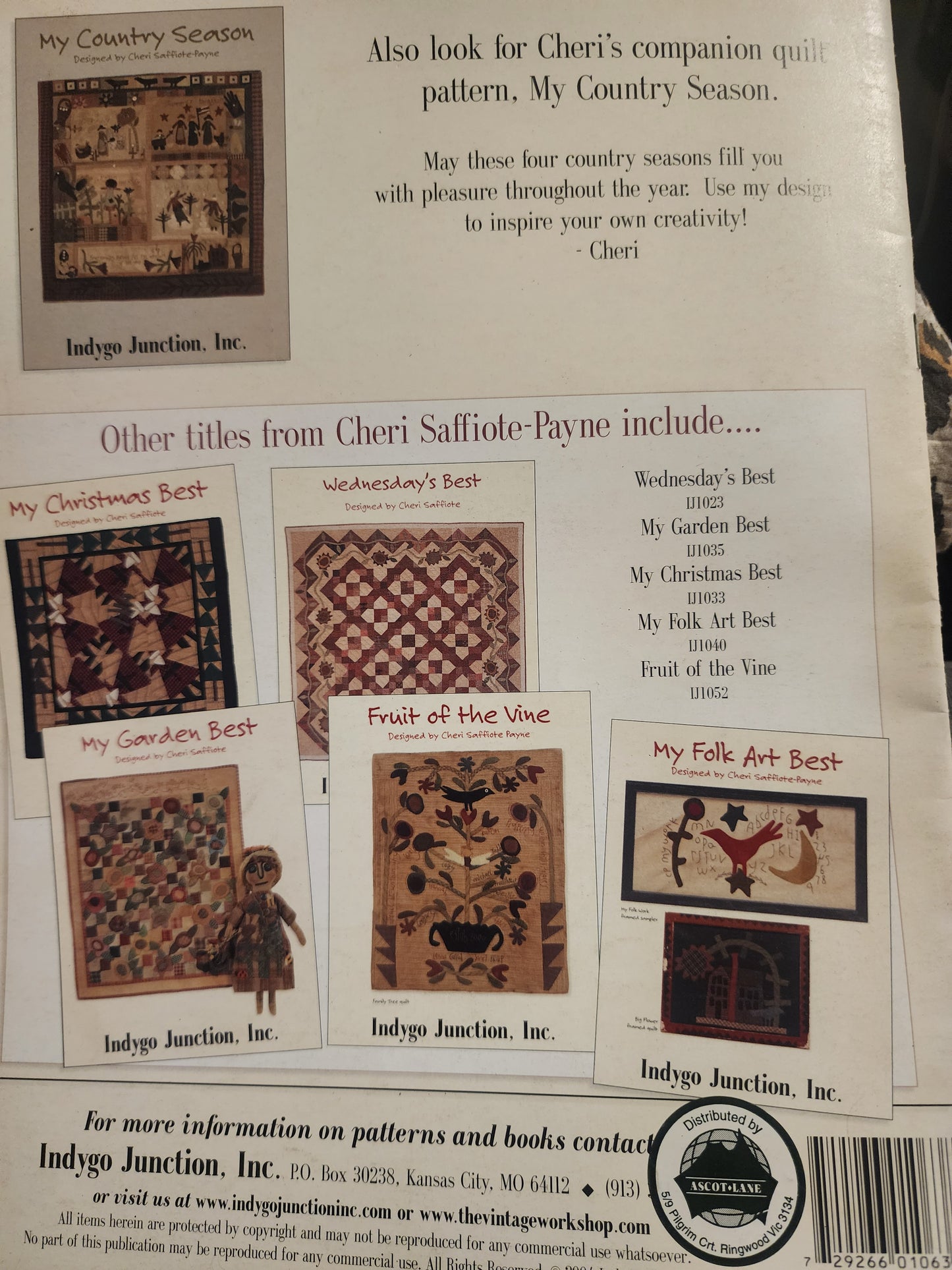 My Country Week designed by Cheri Saffiote-Payne