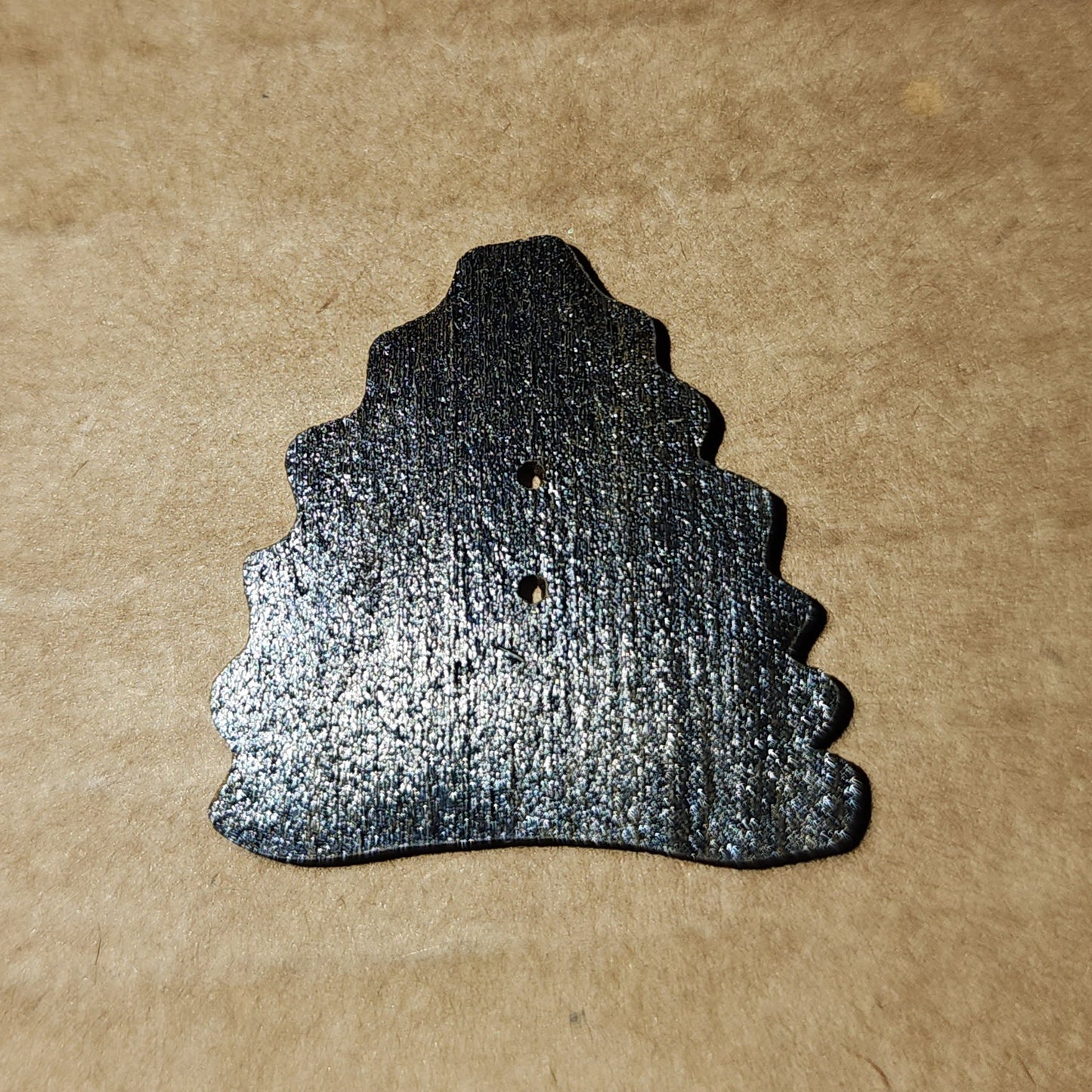 Wooden Bee Hive Button 2.4cm high