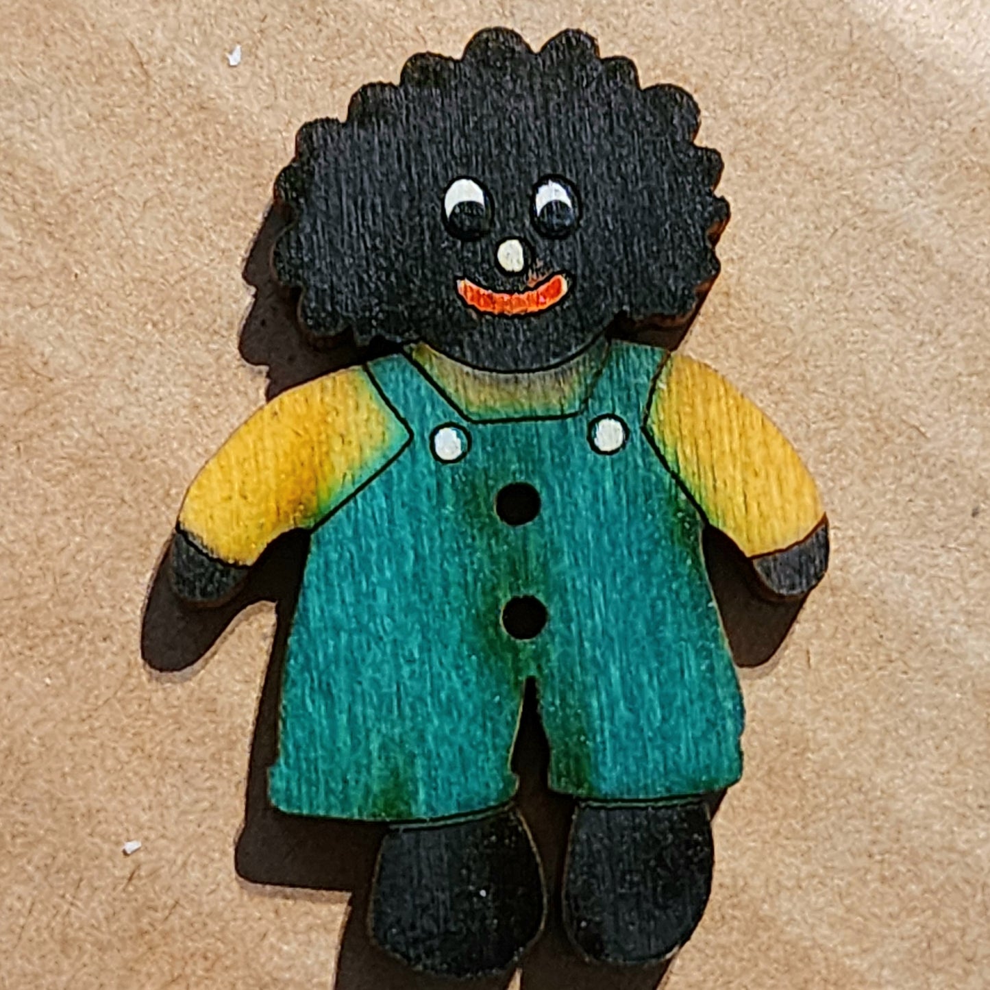 GOLLY boy button 35mm high