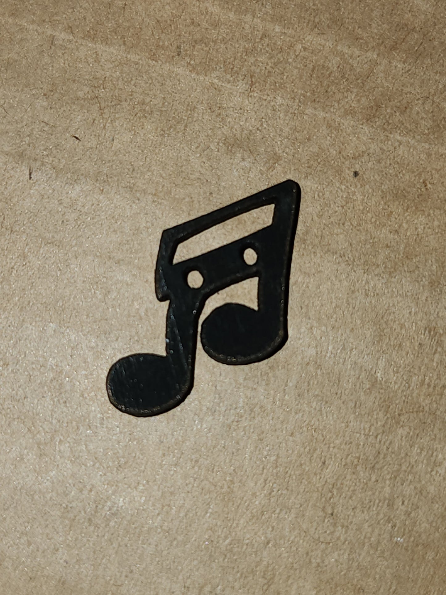 Treble Clef & Music Note buttons (wooden)