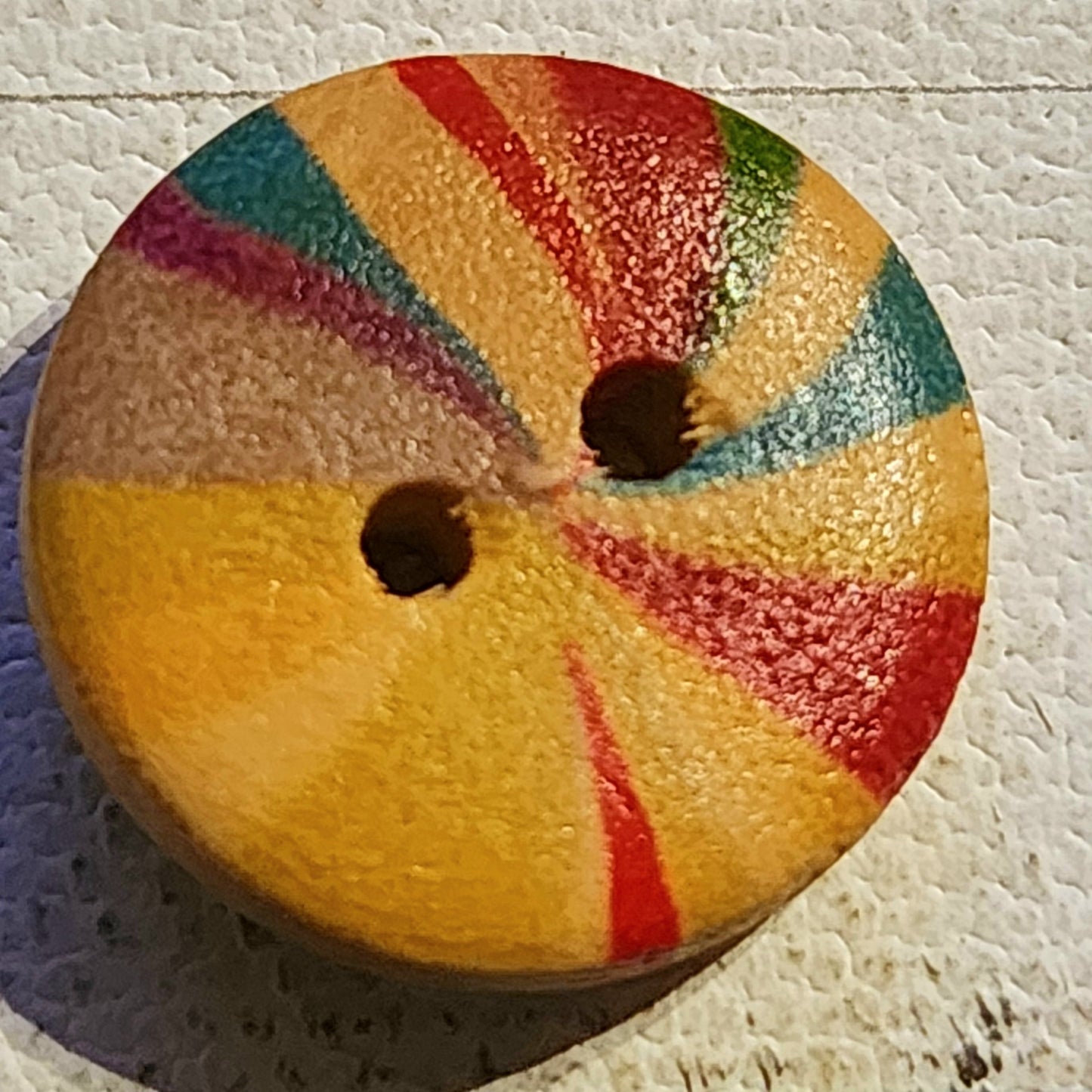 18mm printed wooden buttons - 6 designs