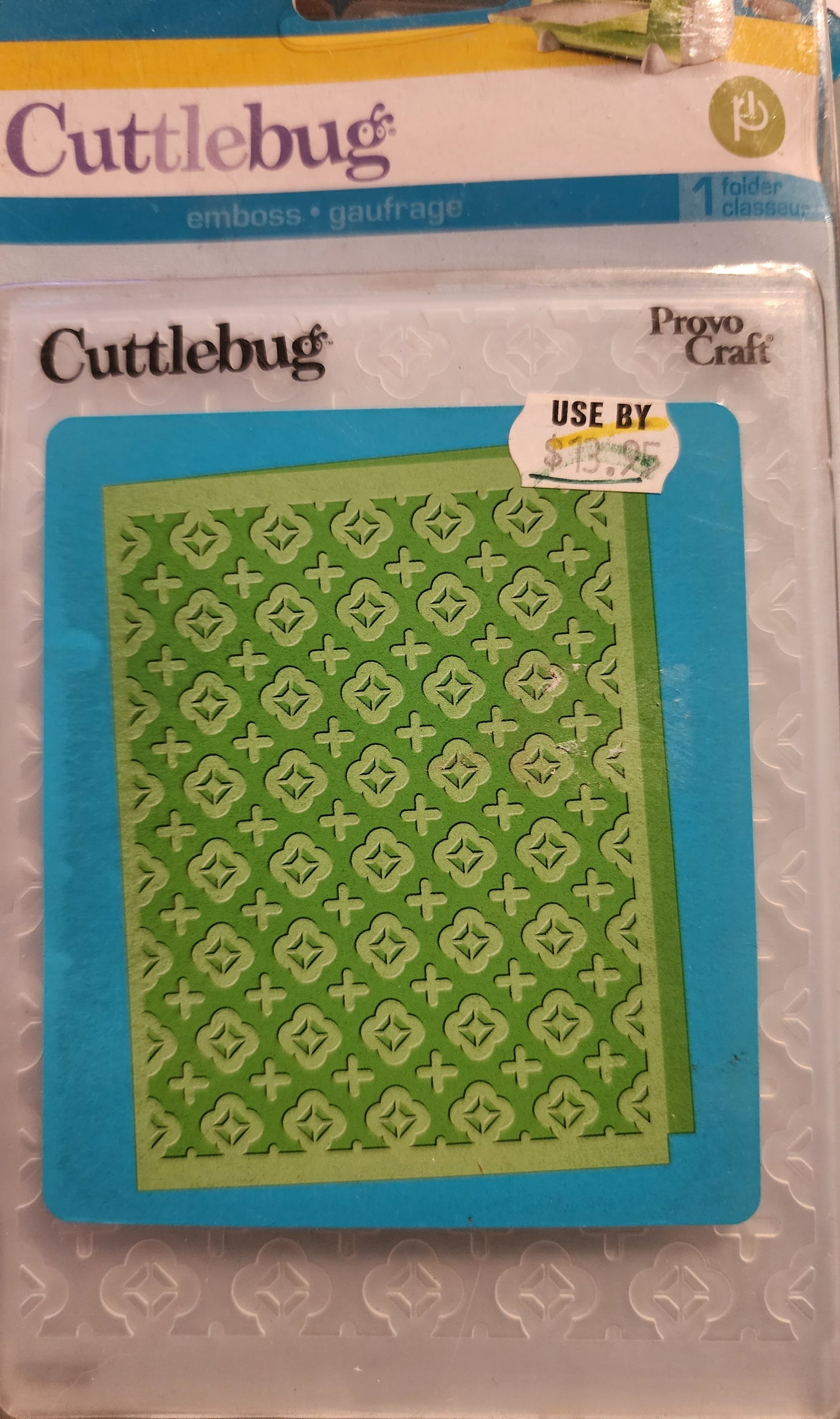 Cuttlebug embossing folder Moroccan Screen 37-1909