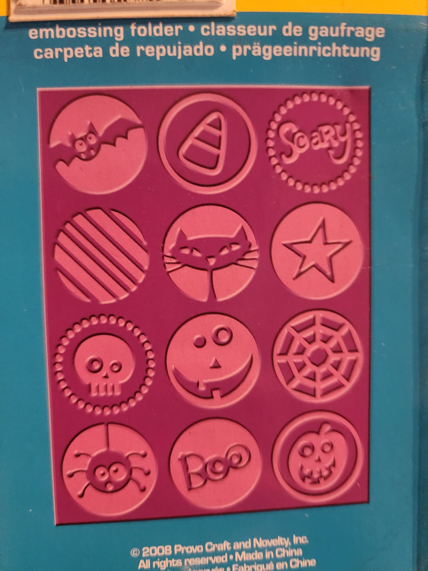 Cuttlebug embossing folder Boo To You 37-1903