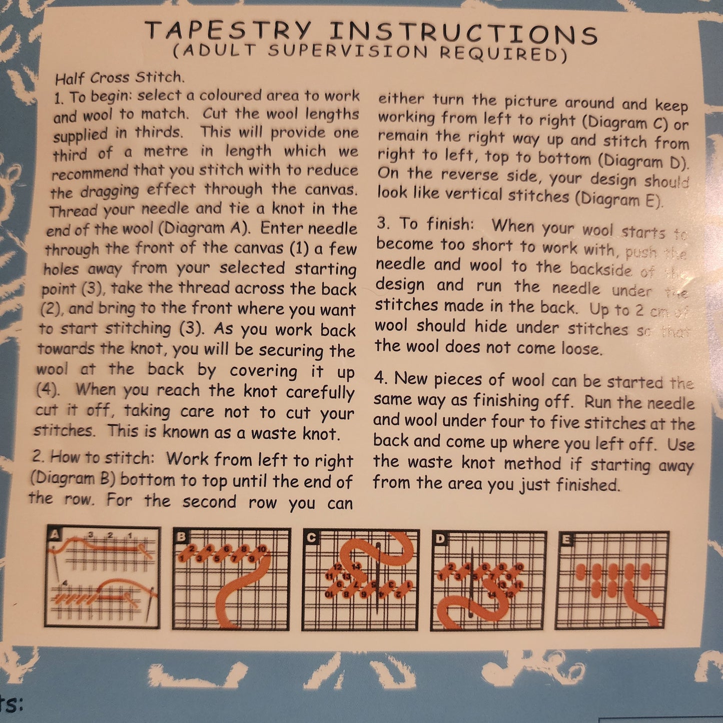 DMC STARTER TAPESTRY Crocodile 580132 Daisy Days