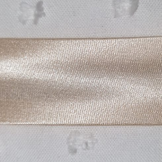Satin Bias Binding 20mm Eggshell Cream 008024