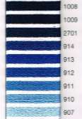 MADEIRA EMBROIDERY FLOSS 10M (COLORS 1008 - 907)