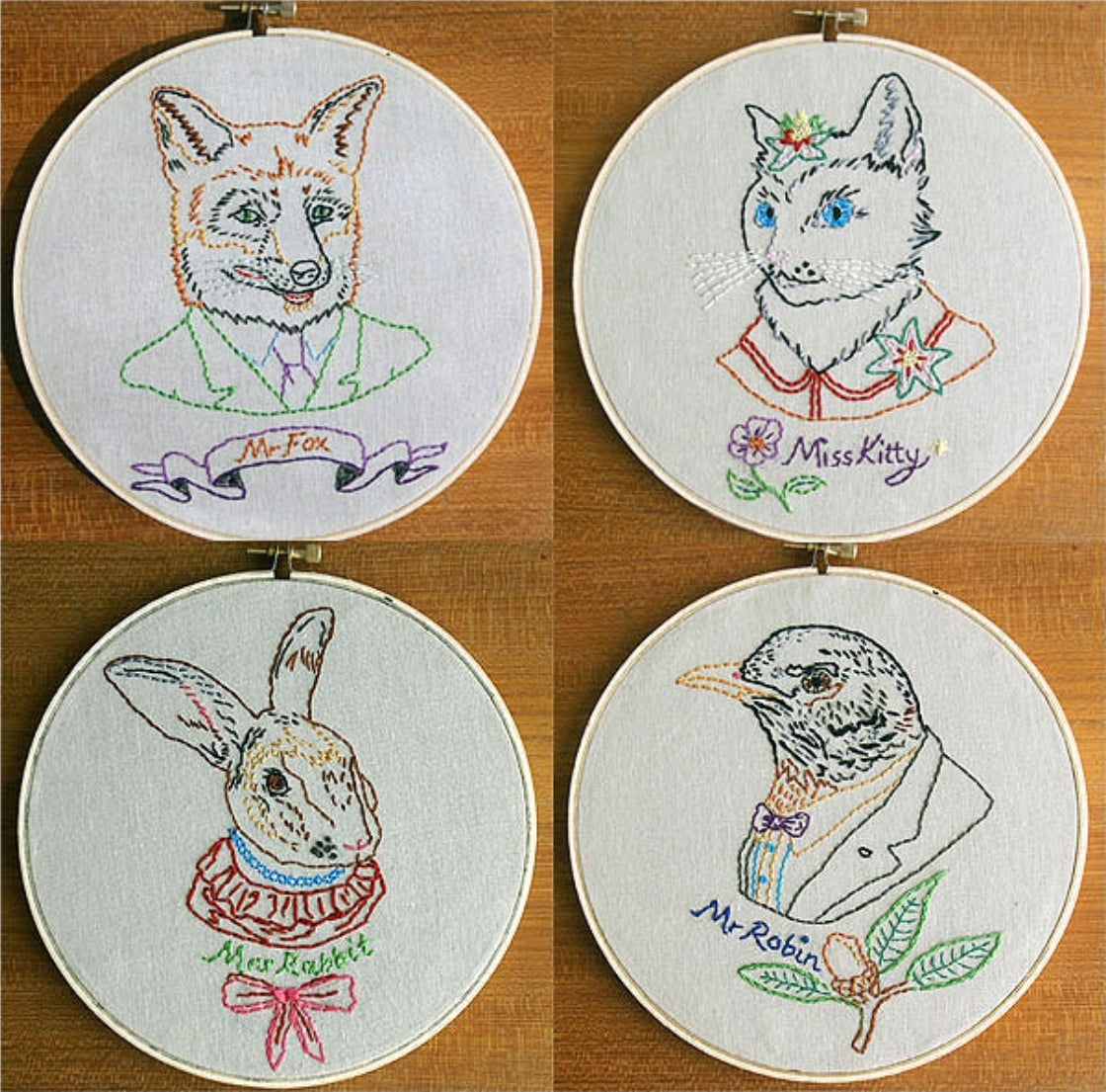 Ryan Berkley embroidery patterns by Sublime stitching *