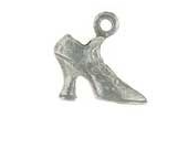 Metal Victorian shoe charm