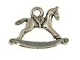 Metal Rocking Horse charm