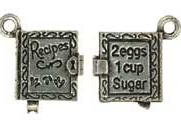 Recipe Book charm