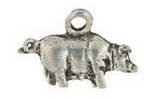 Metal Pig charm