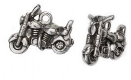 Metal Motorcycle (motorbike) charm