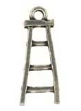 Metal ladder charm