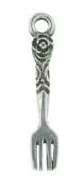Metal Fork charm