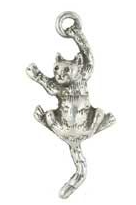 Climbing Cat Charm