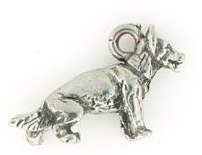 German Shepherd Dog charm
