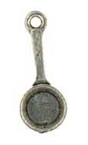 Metal Frying Pan charm