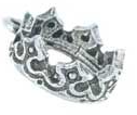 Metal Crown charm