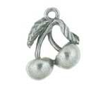 Metal Cherries (cherry) Charm