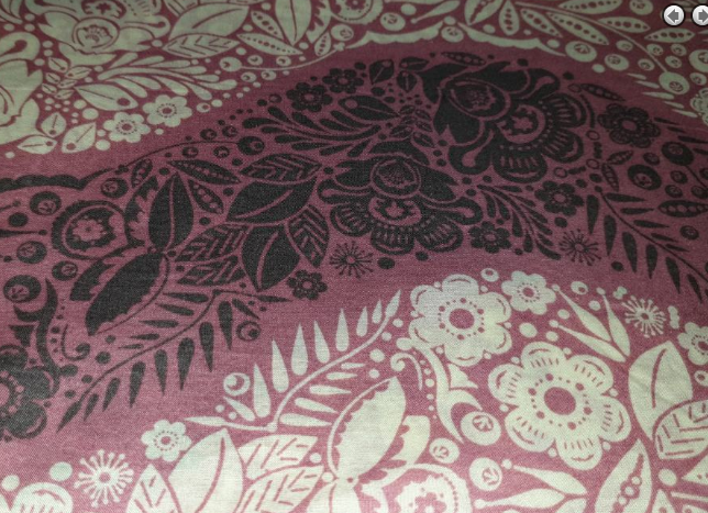 Anna Maria Horner - Little Folks Voile - Village Paths - Lilac Wavy floral VAH06