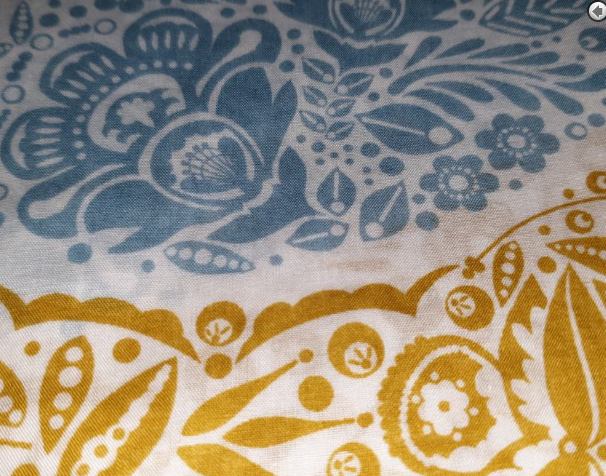 Anna Maria Horner - Little Folks Voile - Village Path - Sea VAH06