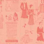 Cosmo Cricket - Tailor Made - Vintage Print - Orange P0260 5155
