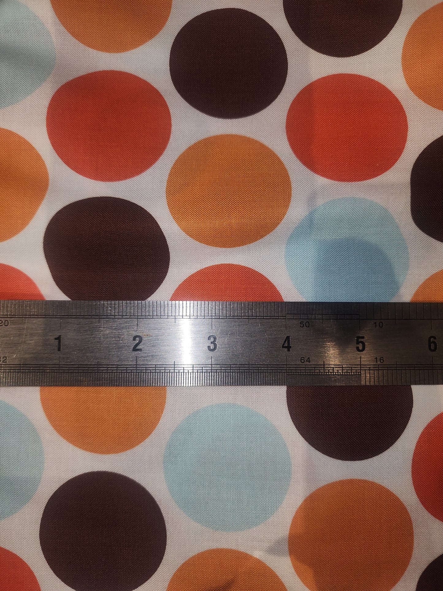 All Star 2 by My Mind's Eye Large polka dot orange C7123