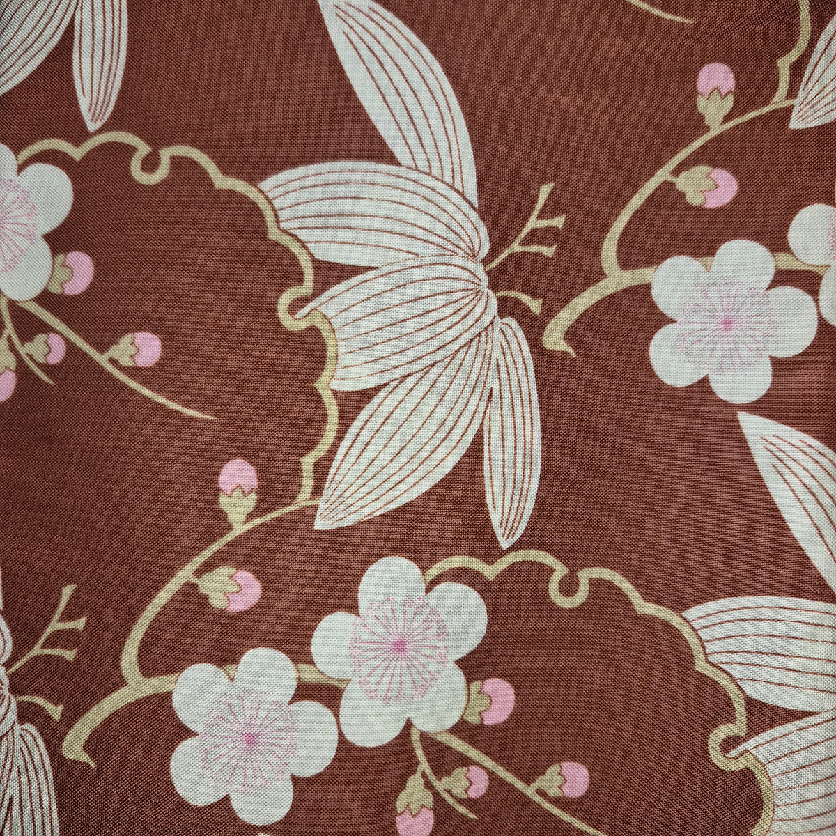 Amy Butler - Midwest Modern - Trailing Cherry - Brown AB28