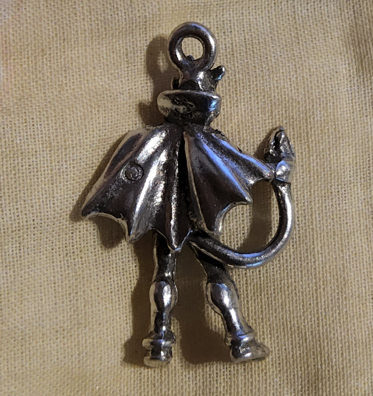 Metal Lucifer (devil, satan) charm