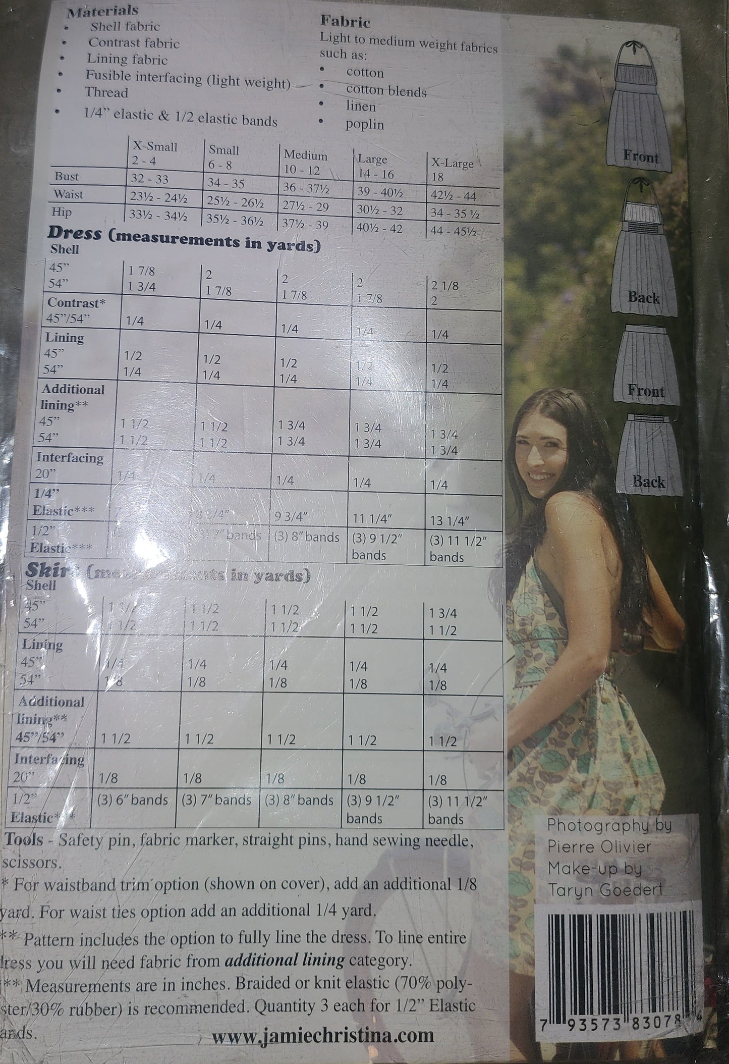 Sunny Day Dress & Skirt Pattern (by Jamie Christina Sewing Patterns)