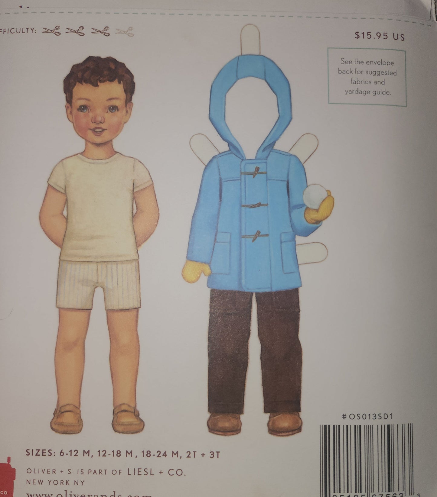 School Days Jacket & Coat Pattern (Oliver + S) *