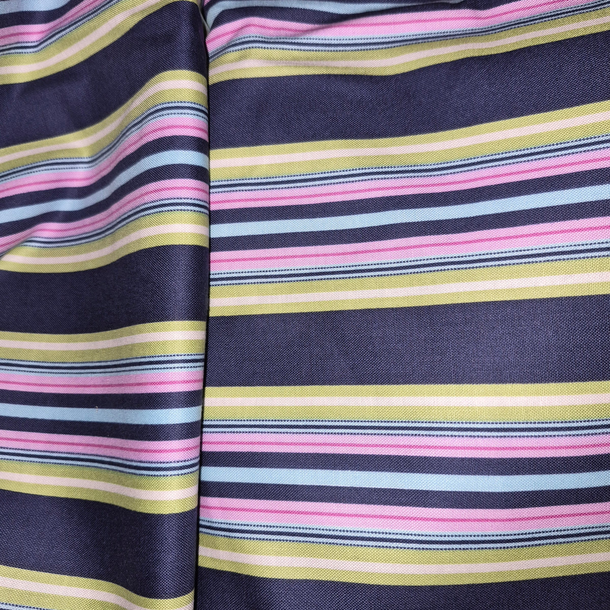 Amy Butler - Charm - Awning stripe navy pink green