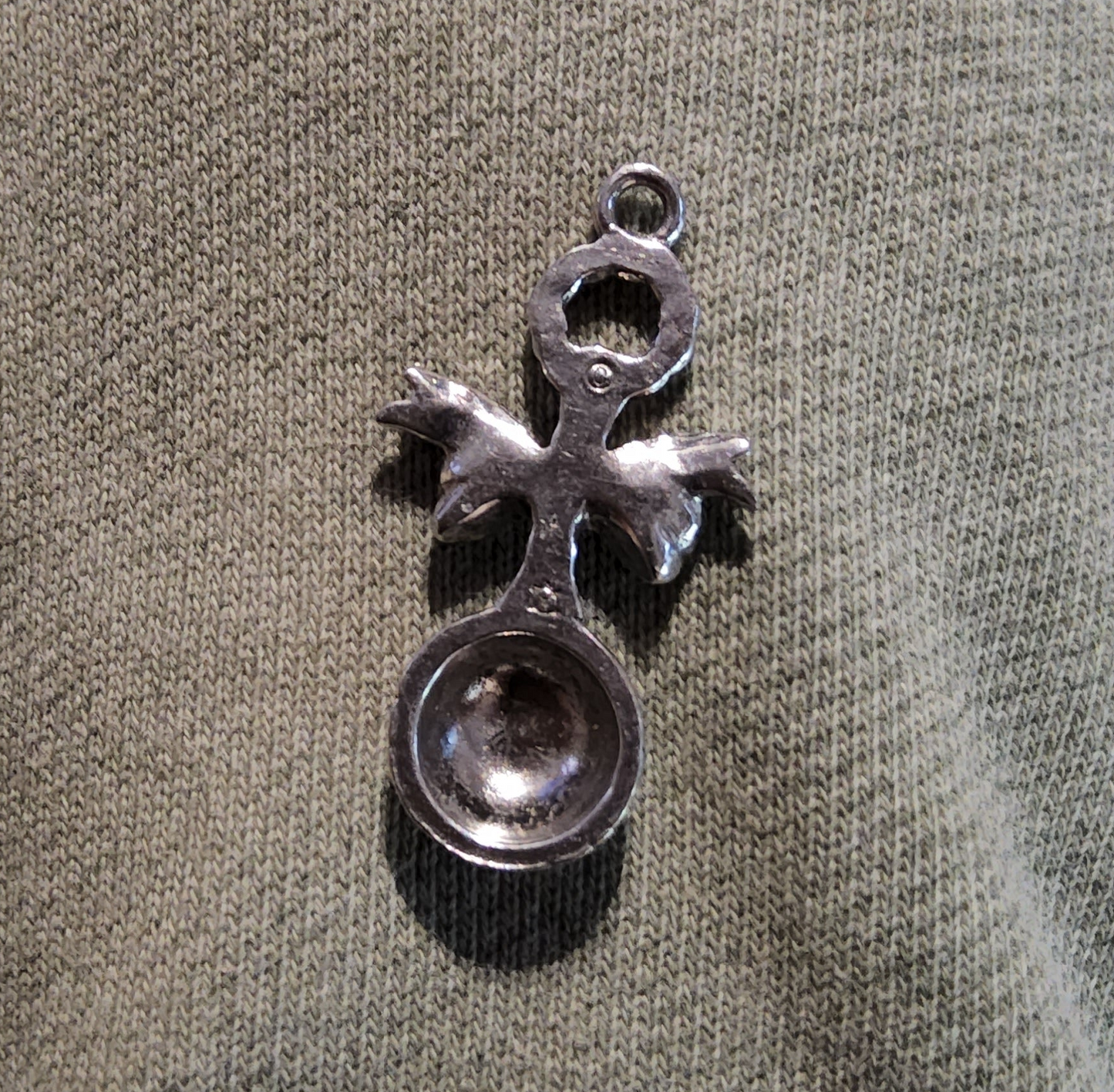 Metal Baby Rattle Charm-2 sizes