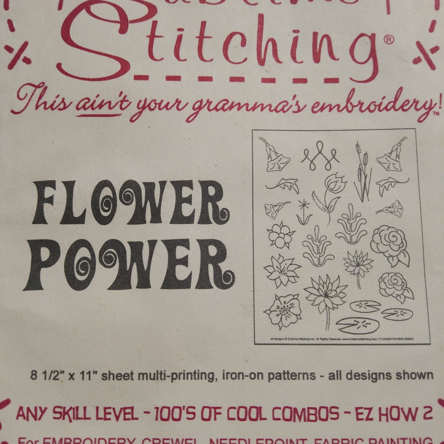 Flower Power by Sublime Stitching *