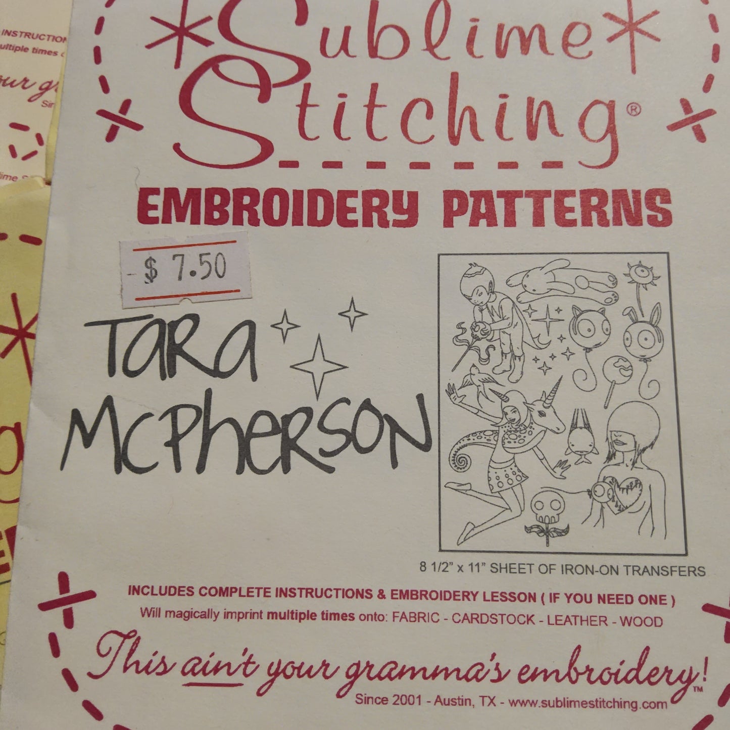 Tara McPherson by Sublime Stitching *
