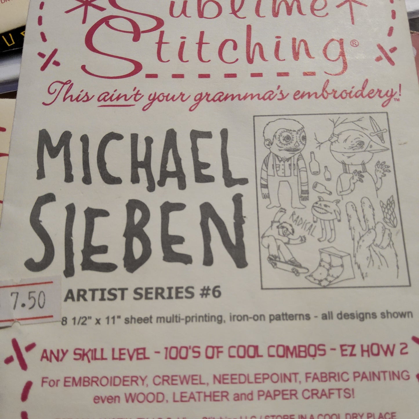 Michael Sieben Embroidery by Sublime Stitching *