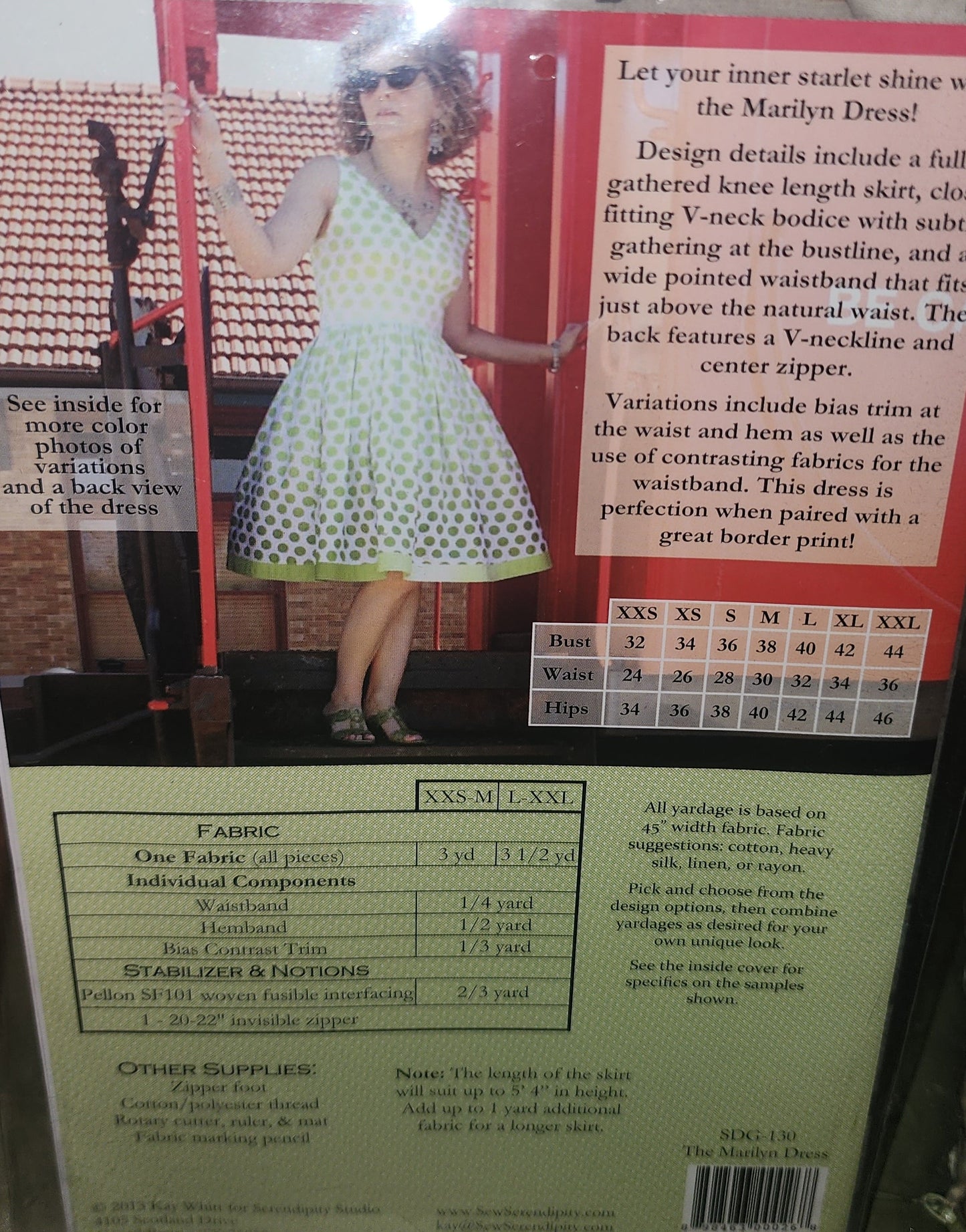 The Marilyn dress No. 130 by Serendipity Studio