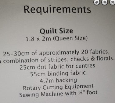 Sissinghurst Steps quilt pattern