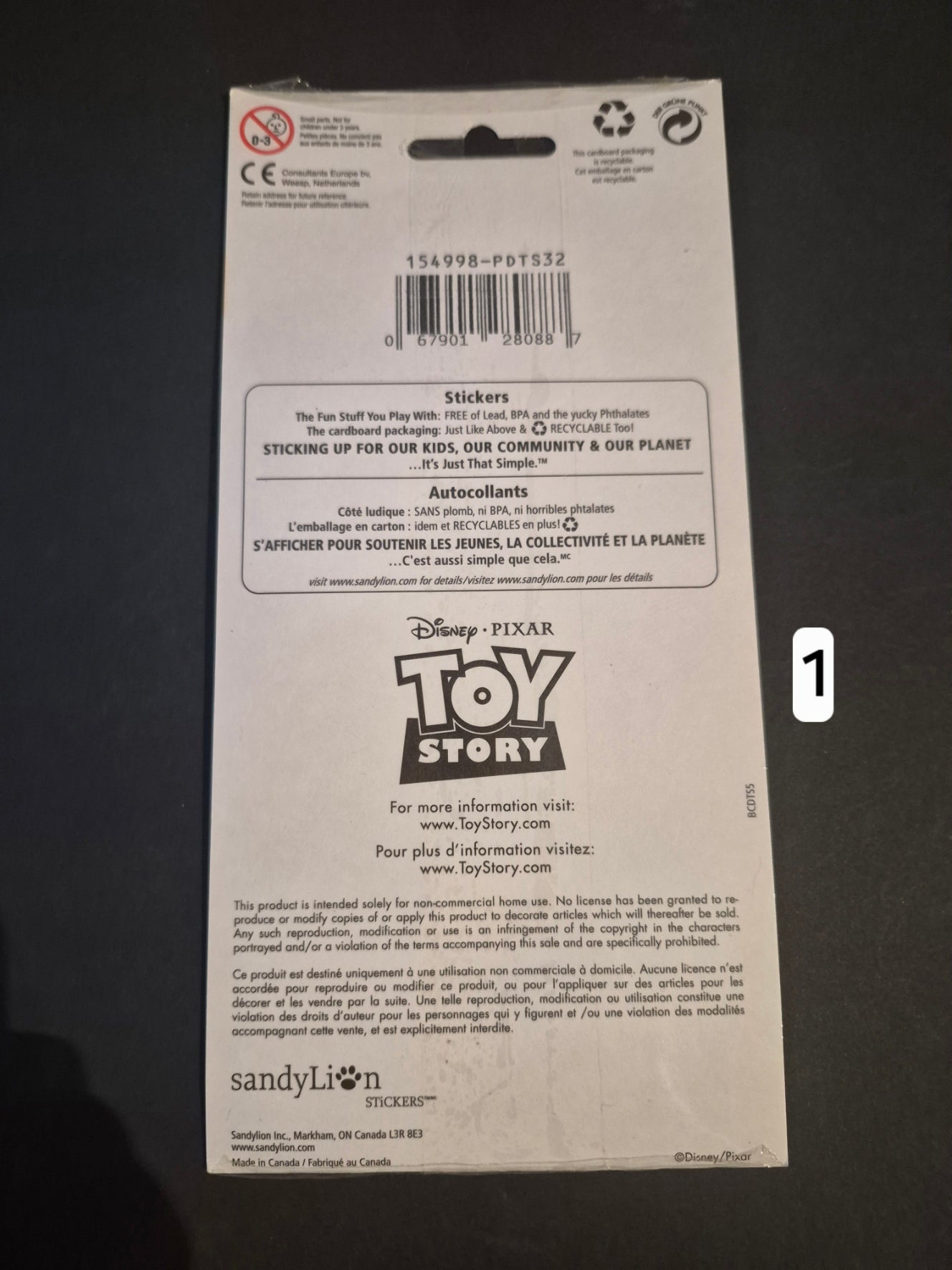 Toy Story stickers