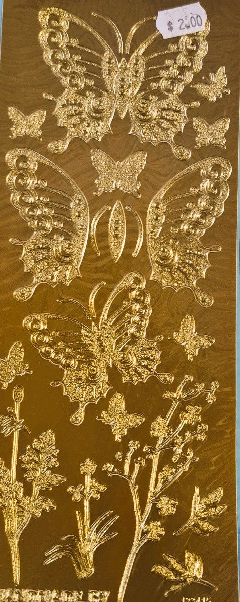 Gold & Silver Metallic stickers