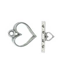 Metal Heart Toggle – Fred the Needle