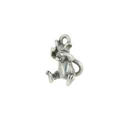 Metal Peek-a- Boo Mouse Charm